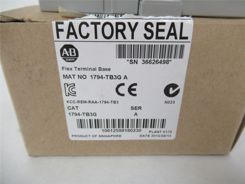 Allen-Bradley 1794-TB3G ; Flex Base Terminal 10Amp
