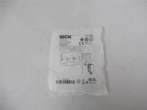 SICK GL6-FA441V; Photoelectric retroreflective sensor V4A SST