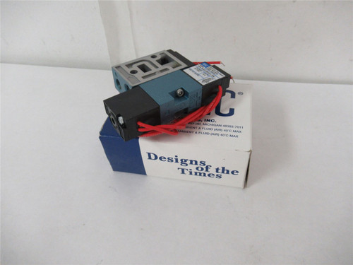MAC 45A-NAD-DDAA-1BL;  Solenoid 4-WAY 1/8" NPTPort Size 24 V