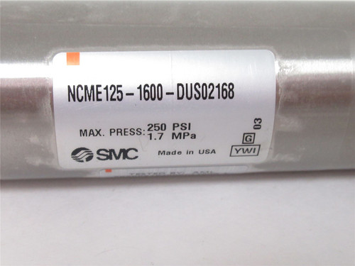 SMC NCME125-1600-DUS02168; Air Cylinder; SS; 1-1/4"B x 16"S