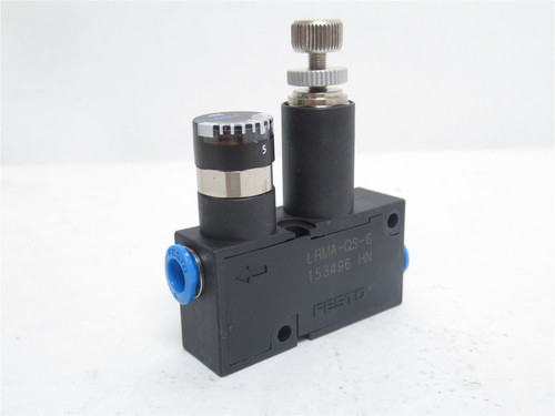 Festo LRMA-Q2-6; Air Pressure Regulator 153496; 9BAR Max In;