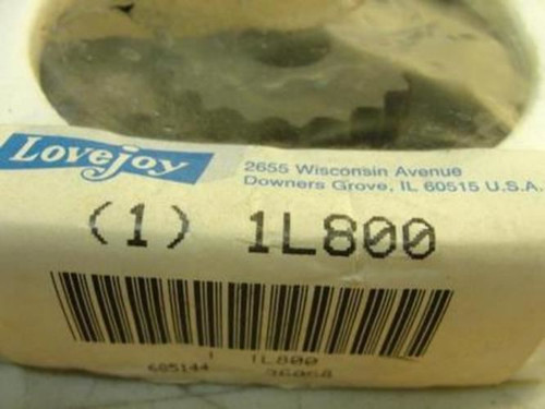 Lovejoy 1L800; S-Flex Coupling; Body Style 5J; 5/8"ID