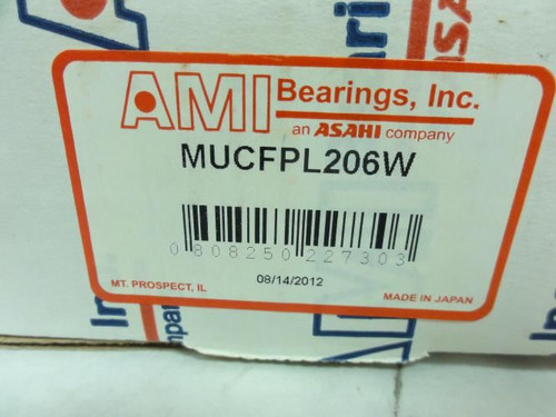 AMI MUCFPL206W; Flange Bearing; 30mm ID; 4-Bolt