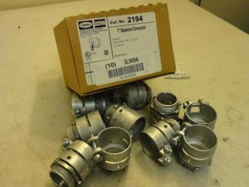 Hubbell 2194; BOX-10; Squeeze Clamp; 1" NPT