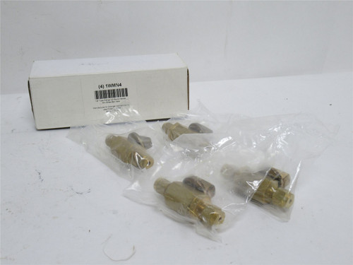 Industry-Std 1WMN4; Box-4 Ball Valve; 1/8" Brass Body