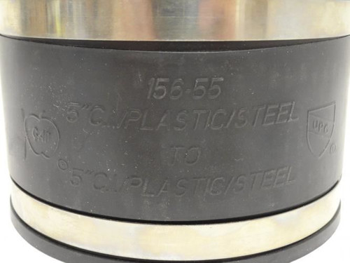 GAP 156-55; Flex Coupling 5" x 5"; CI/PVC To CI/PVC