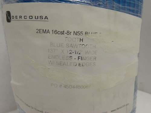 Dercousa 2EMA 16cst-8r N55 BLUE; Conveyor Belt; 12-1/2" Wide