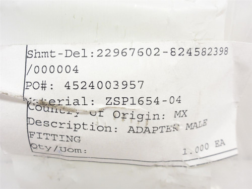 Cryovac SP165404; Copper Adaptor 1-1/4NPT x 1-3/8" Sweat