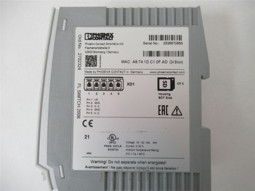 Phoenix Contact FL SWITCH 2008; Industrial Ehternet Switch