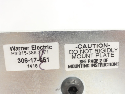 Warner Electric 306-17-051; Electric Brake & Clutch Assembly
