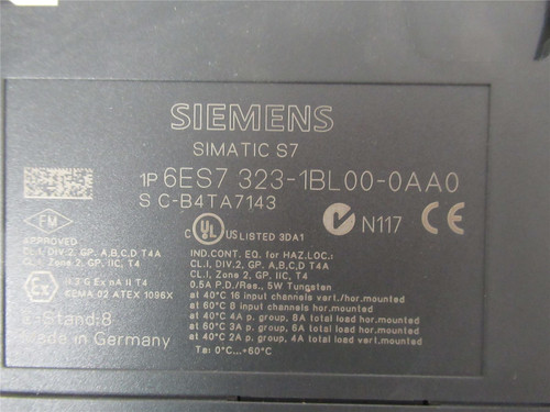 Siemens 6ES7 323-1BL00-0AA0; Digital Module 24 V DC 0.5 A