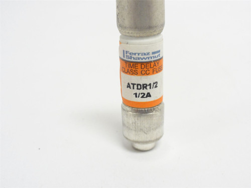 Ferraz-Shawmut ATDR1/2; Time Delay Fuse; 1/2A; 600VAC/300VDC