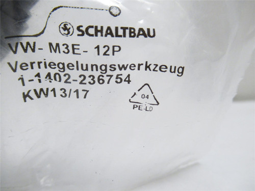 SCHALTBAU VW-M3E-12P; M3 Circular Modular Connector; 12 Pole