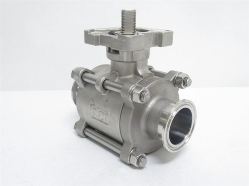 TCI 27735601; Sanitary Ball Valve; SS; 1-1/2" Clamp