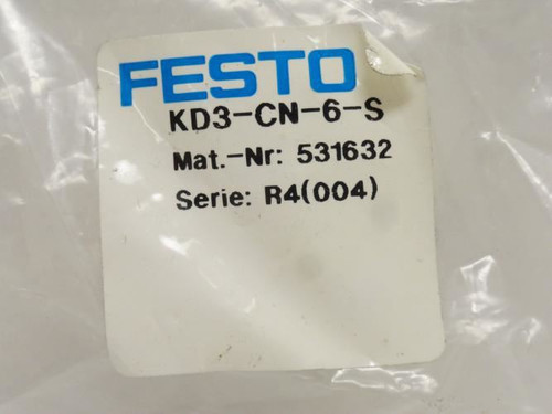 Festo KD3-CN-6-S; Quick Coupling Socket 531632; 4.9mm