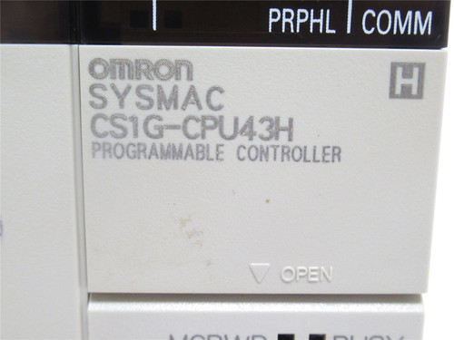 Omron CS1G-CPU43H; CPU Module; 5/DC 0.78A; 2 Expansion Racks