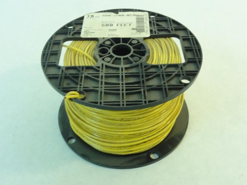 Midwest Plastics 16TF61; Building Wire; 16 AWG; 250FT; 600V; Yellow