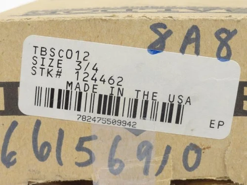 Dodge TBSC012; Pillow Block Bearing 124462 3/4"ID; Tapped Base