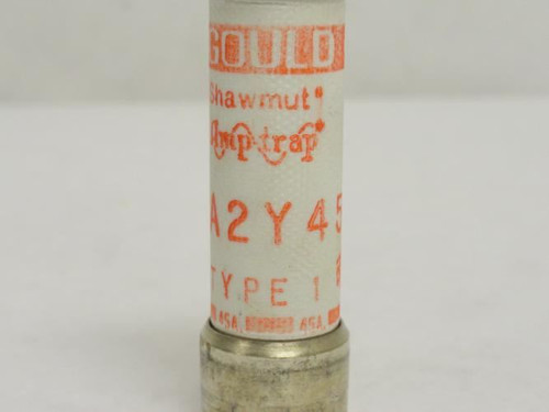 Ferraz A2Y45-1; Amp-Trap Fuse; 45A; 250VAC; 500VDC; Type: 1