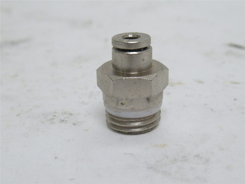 Norgren 124250128; Tube Adapter; 1/8" Tube O/D x 1/4 NPT