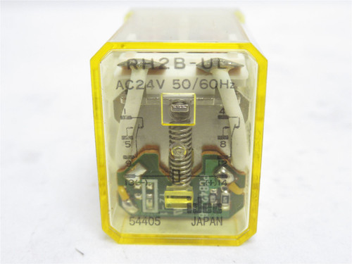 Idec RH2B-ULAC24V; Relay; GP; 10A; 240VAC; Coil: 24VAC