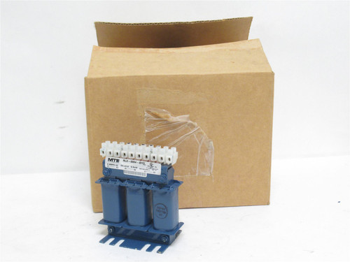 MTE RLX-0004-011; Line Reactor; 4 Amps; 600VAC; 3 Phase