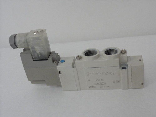 SMC SY7120-5DZ-02F; Solenoid Valve; 24VDC; 4-Way; 2 Position