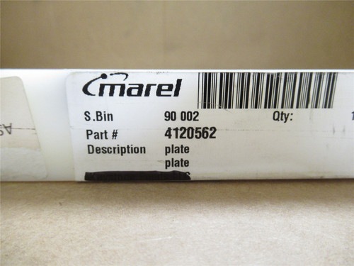 Marel 4120562; Plate Assy; UHMW; 39-3/8" Long x 1-3/16" Wide