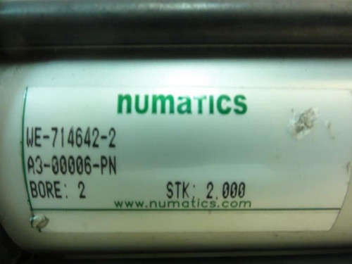 Numatics A3-00006-PN; Air Cylinder; 2"ID; 2" Stroke