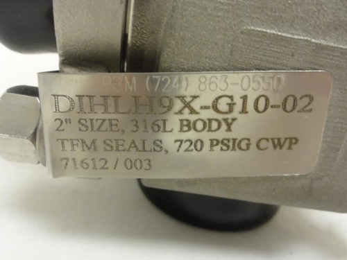 Igenix DIHLH9X-G10-02; Globe Valve w/ Actuator; 2" Size; 3-Way