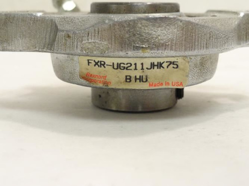 Rexnord FXR-UG211JHK75; Flange Bearing; 11/16"ID; 2-Bolt
