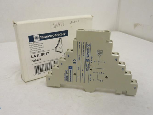 Telemecanique LA1LB017; Aux Contact Block 10A; 600V; 2-NO; 1-NC