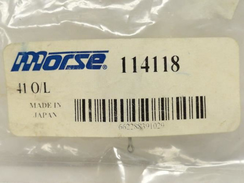 Morse 41 O/L; Roller Chain 114118; # 41; Cottered; 1 Strand