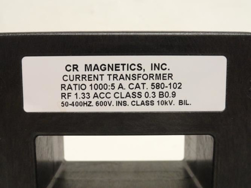 CR Magnetics 580-102; Current Transformer; Ratio 1000:5 A