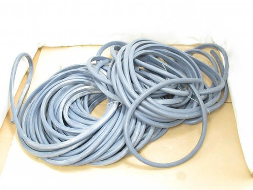 Detectamet 817-S698; Blue Silicone Rubber "D" Strip; 2x20m