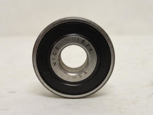 NICE 1614-2RS; Ball Bearing 3/8"ID x 1-1/8" OD x 3/8" Wide