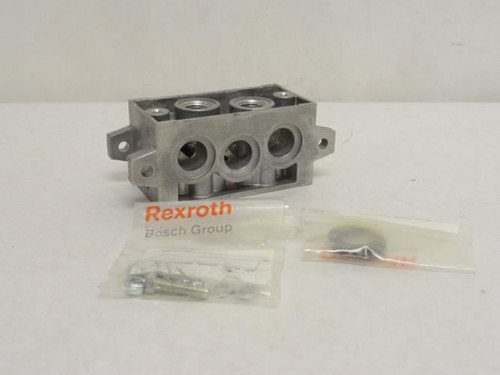 Rexroth 1825-503-144; Aluminum Manifold Block