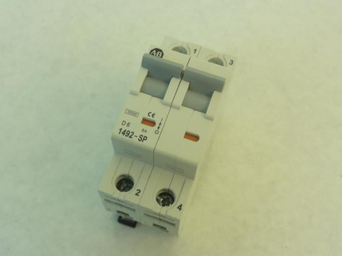 Allen-Bradley 1492-SP2D060; CIrcuit Breaker; 6A; 2-Pole