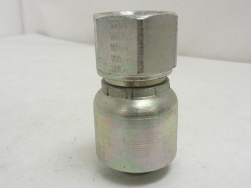 Manuli M14110-12-12R; Crimp Coupler 3/4 NPT # 12 Hose