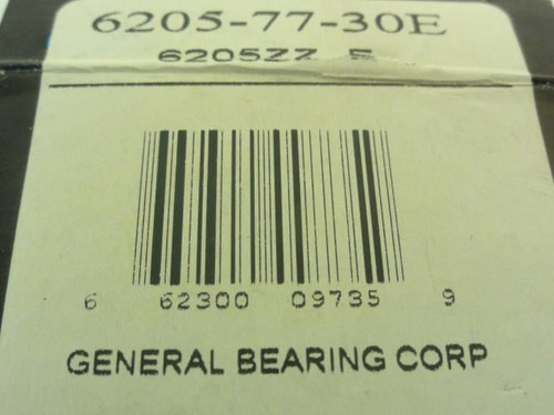 GBC 6205-77-30E; Ball Bearing; 25mm ID; 52mm OD; 15mm Width