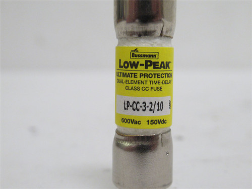 Bussmann LP-CC-3-2/10; Time Delay Fuse 3-2/10A; 600VAC/150VDC