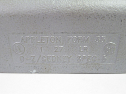 Appleton LR100M; Conduit Outlet Body; LR; 1NPT; Form: 35