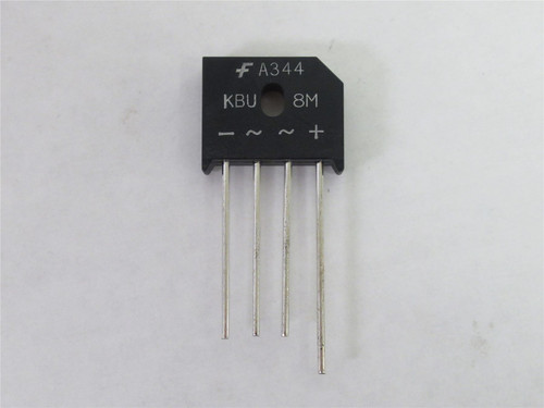 Fairchild KBU8M; Lot-12 Rectifier Bridges; 1Ph; 1kV; 8A