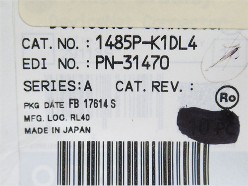 Allen-Bradley 1485P-K1DL4; Box-9 Media Drop-Line Connectors