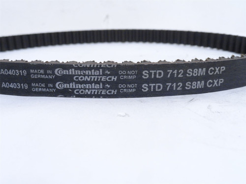 Continental STD-712-S8M-CXP; Gear Belt; 26" Long x 1/2" Wide