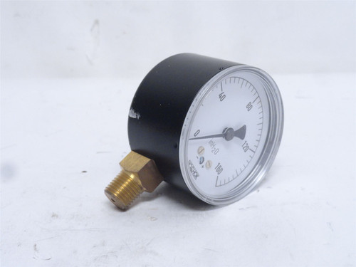 Noshok 4026K17; Pressure Gauge; 0-160PSI; 1/4NPT; 2.5" Dial