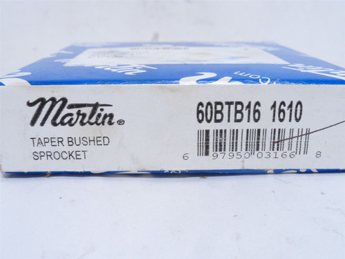Martin 60BTB16-1610; Bushed Sprocket #60; 16-Teeth