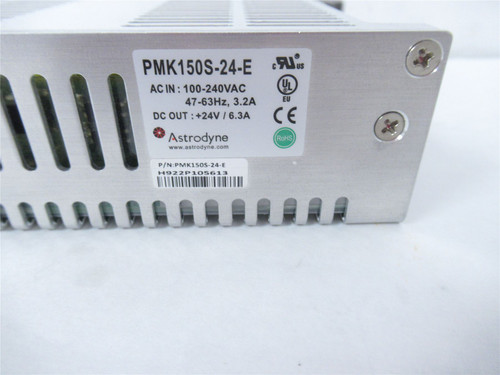 Astrodyne PMK150S-24-E; Power Supply AC 10-240VAC DC24V 6.3A