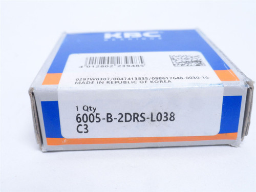 KBC 6005-B-2DRS-L038; Ball Bearing 25mmID x 47mmOD x 12mm W