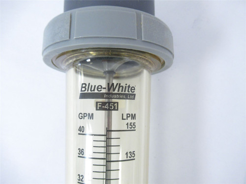 Blue-White F-451004LHN-24; Flow Meter  1-1/2"NPT 0-40GPM
